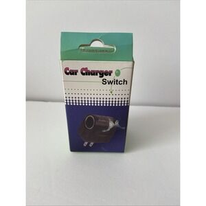 AC-DC Adapter Car Cigarette Lighter Socket Adapter Car Charger Switch New